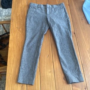 Gray work pants